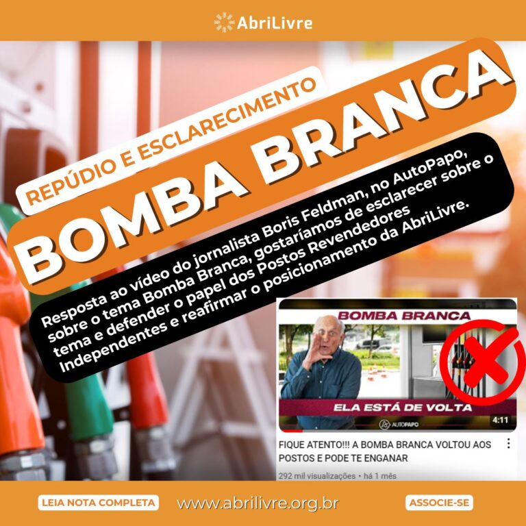 Abrilivre – Nota de esclarecimento sobre a “Bomba Branca”