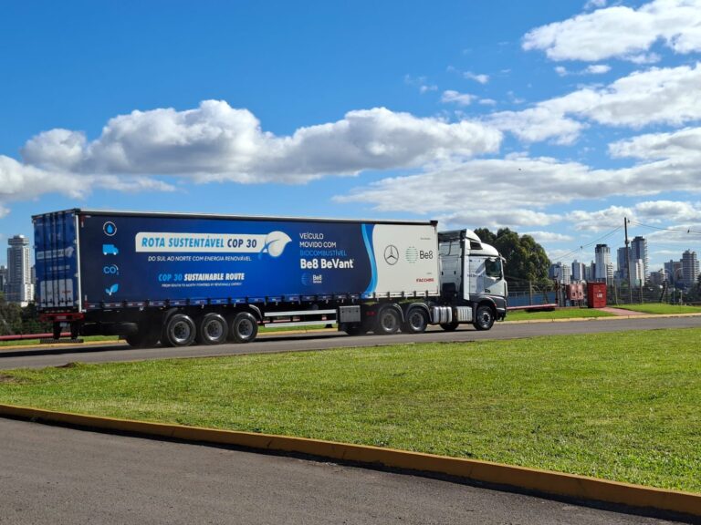 Be8 e Mercedes-Benz criam a Rota Sustentável do Sul ao Norte rumo à COP 30