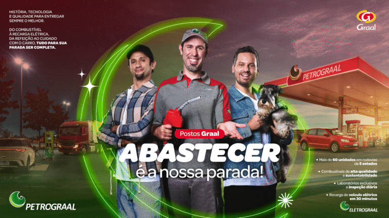 Rede GRAAL lança primeira campanha institucional dos postos PetroGraal