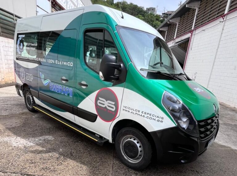 Projeto da Embrapii promove eletrificação de vans e abre caminho para mobilidade sustentável no Brasil