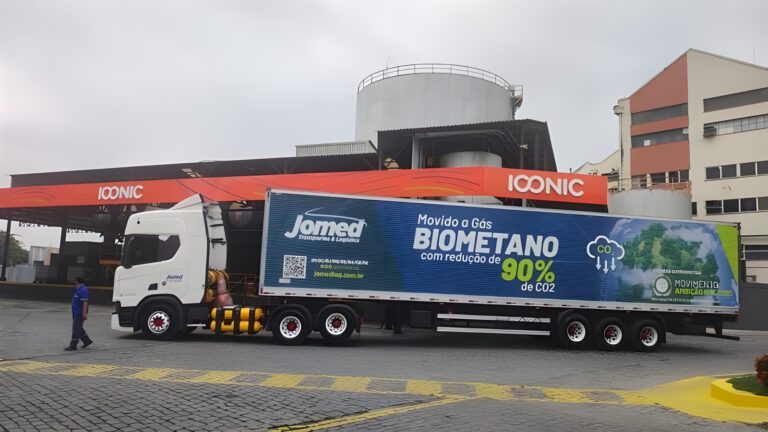 ICONIC avança na descarbonização logística com o uso de biometano em carretas