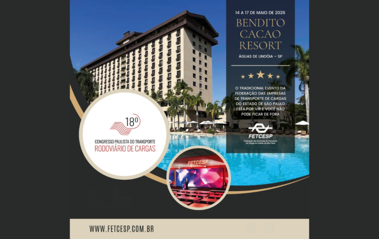Congresso do transporte de cargas ocorre em maio