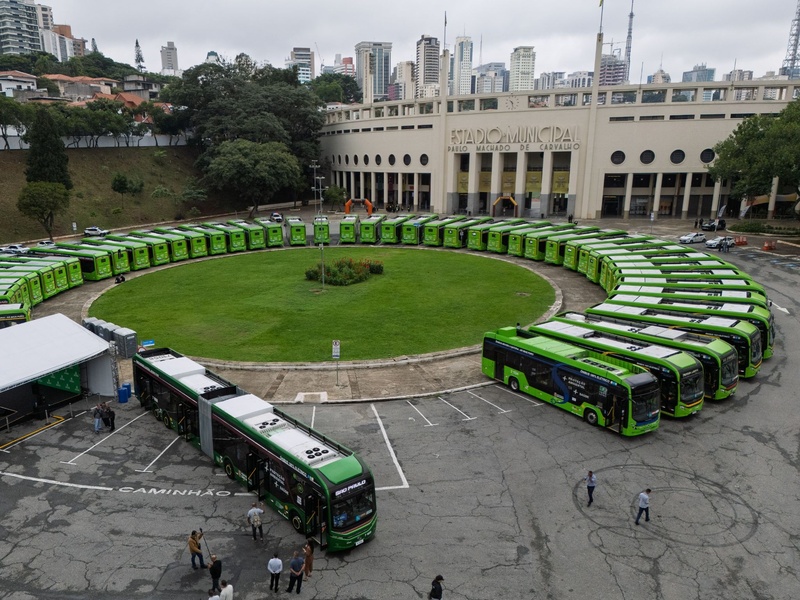BYD conquista o primeiro lugar em emplacamentos de ônibus elétricos no Brasil