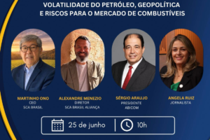 Conexão SCA Brasil estreia formato debatendo petróleo e combustíveis