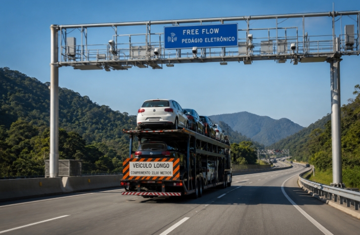 Free flow muda a logística no principal acesso rodoviário ao Porto de Santos