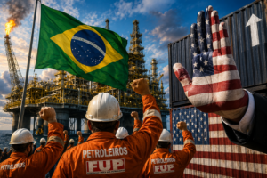 Petroleiros reagem a novo tarifaço dos EUA ao Brasil