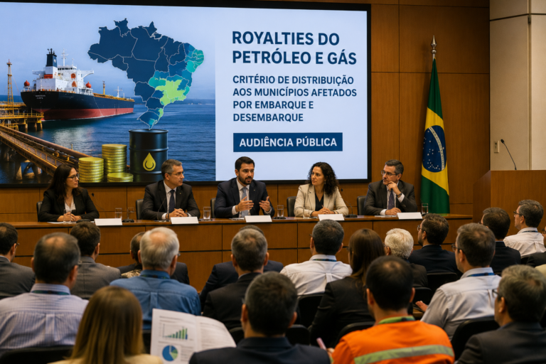 Audiência debate critérios de distribuição de royalties aos municípios