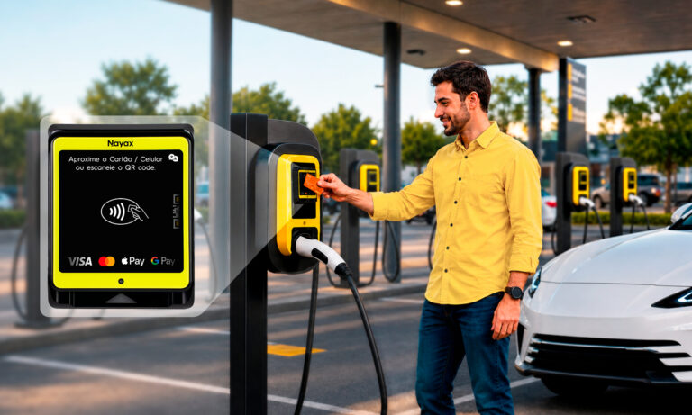Nayax lança pagamento direto em carregadores de veículos elétricos