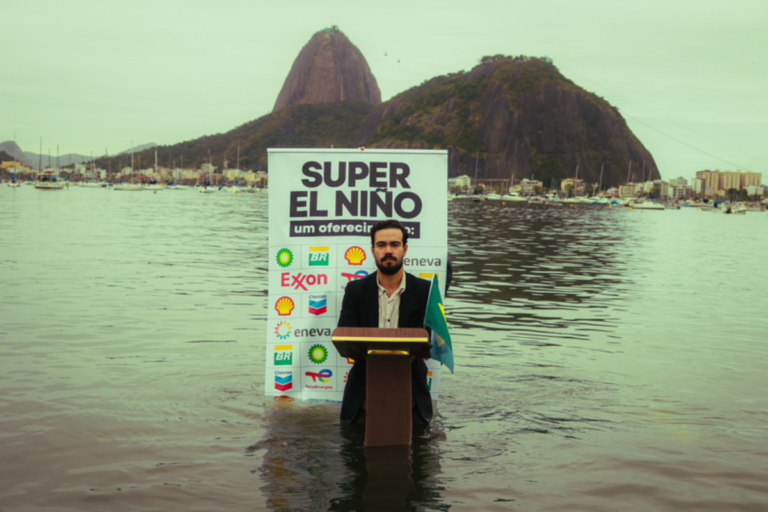 Protesto no Rio questiona lucros das petroleiras