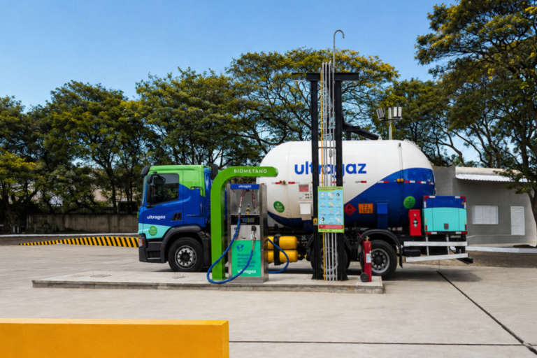 Ultragaz inaugura estação de abastecimento de biometano