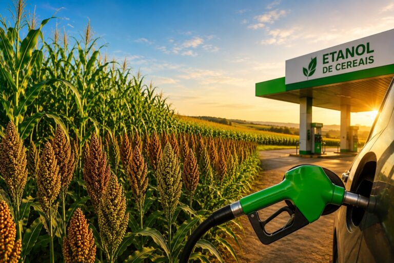 Expansão do etanol de cereais abre fronteiras para milho e sorgo no Brasil