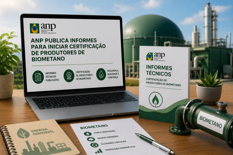 ANP publica informes para iniciar certificação de produtores de biometano