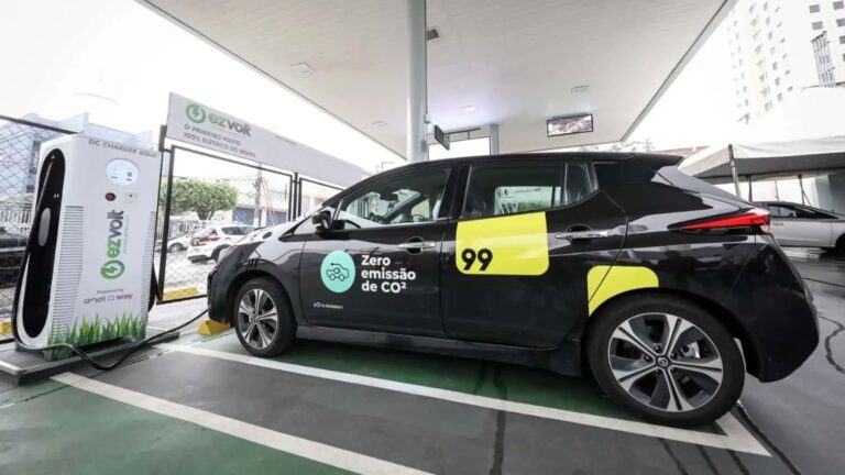 99 lança app de recarga elétrica no Rio com descontos de até 20%